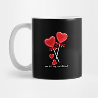 Valentine romantic lollipops Mug